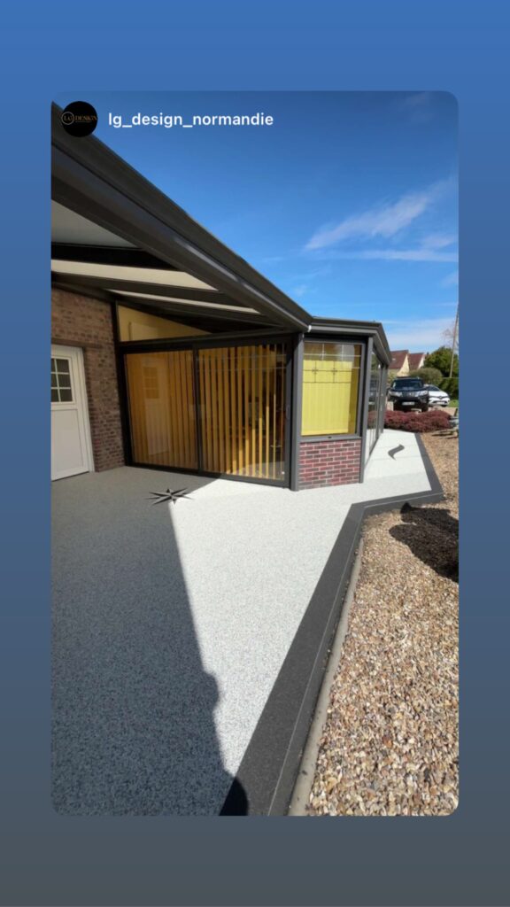 Rénovation d’une terrasse en résine décorative